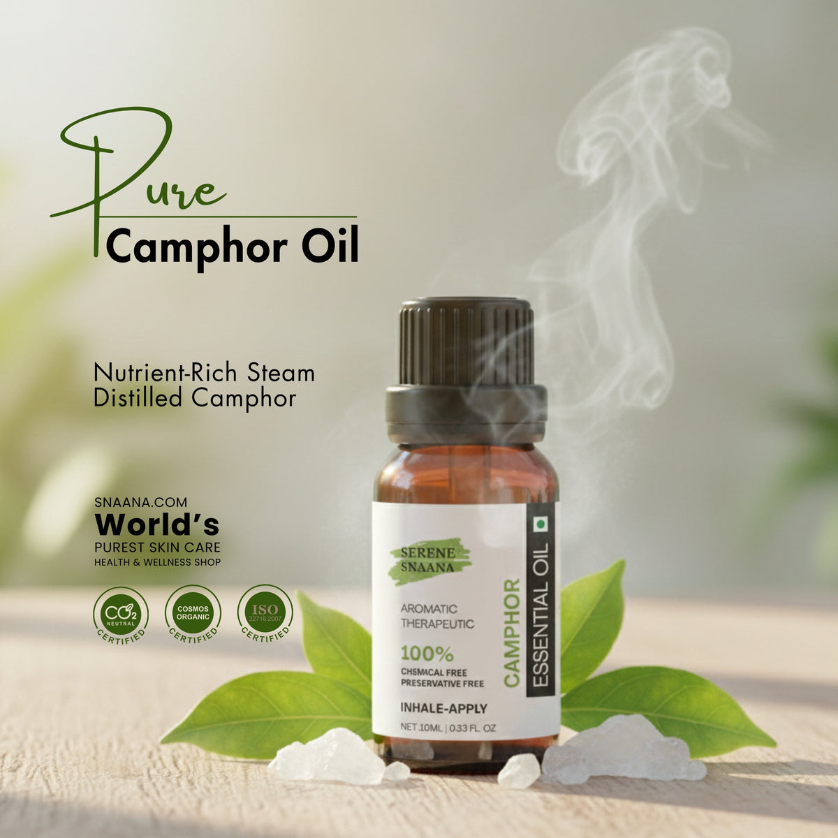 Camphor essential oil