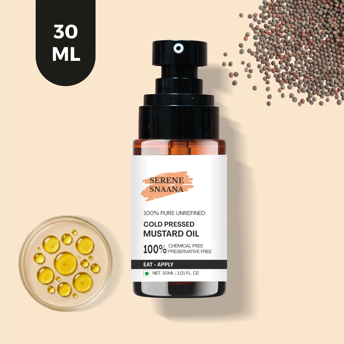 Mustard Cold Pressed Oil