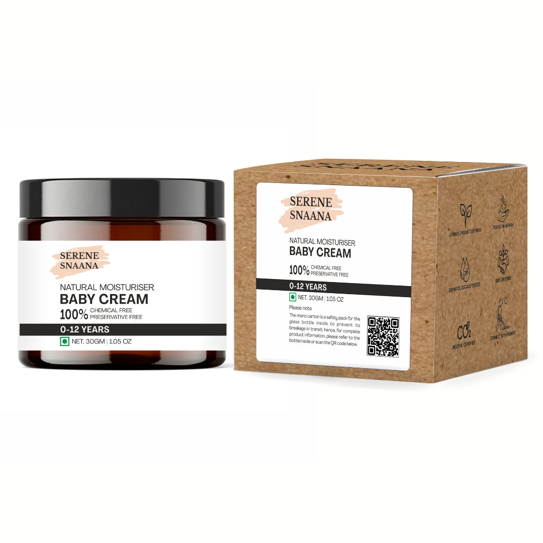 Moisturizing baby cream to heal chapped lips, cheeks, and dry skin