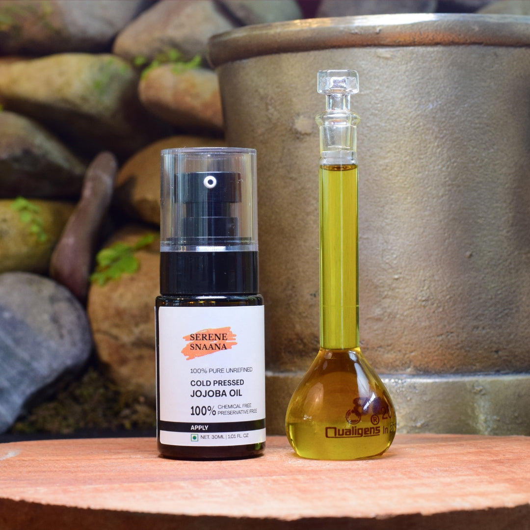 Jojoba Oil bottle for daily moisturizing, massage, and multi-purpose care