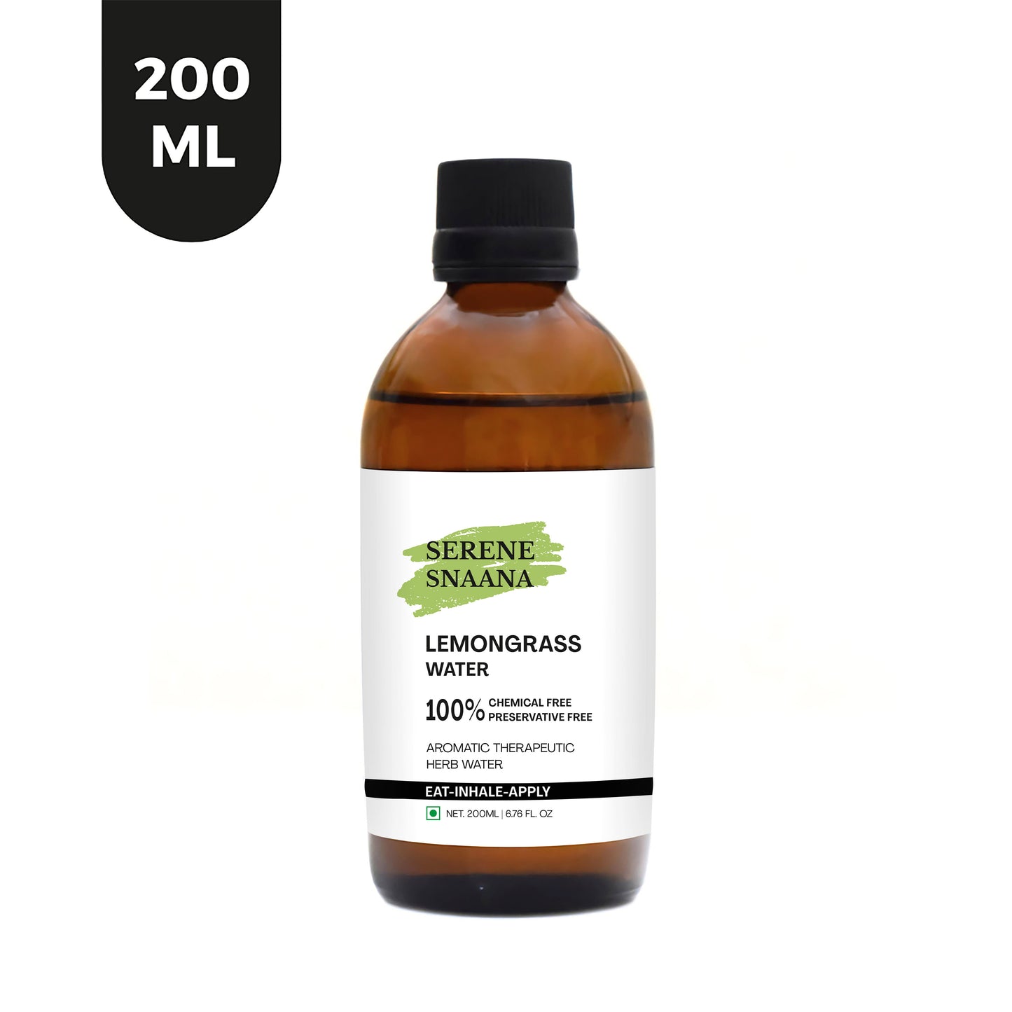 Edible Lemongrass Hydrosol Bottle – Natural Flavoring & Skin Toner