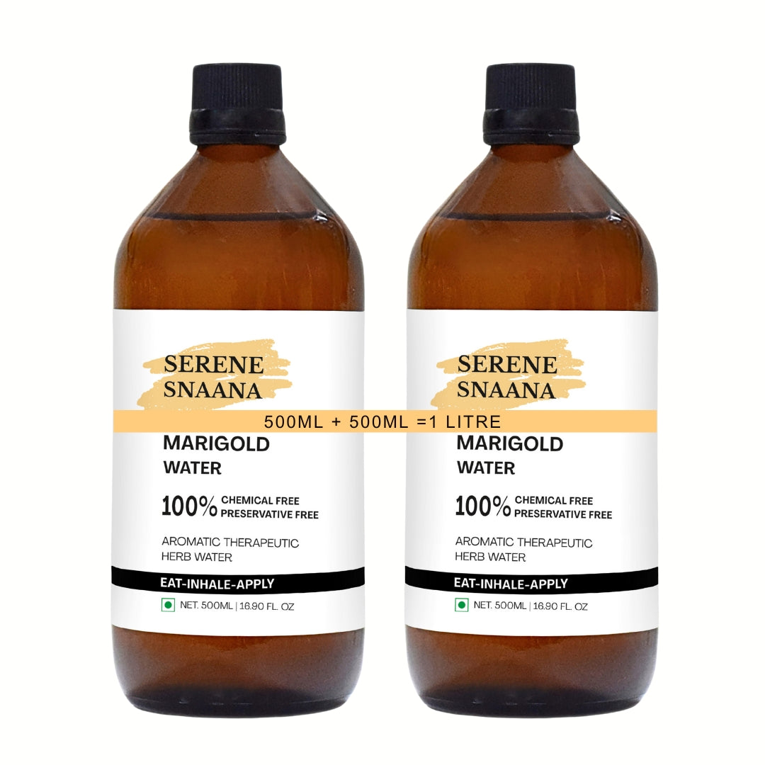 Natural Marigold Water for Skin Toning & Hair Care