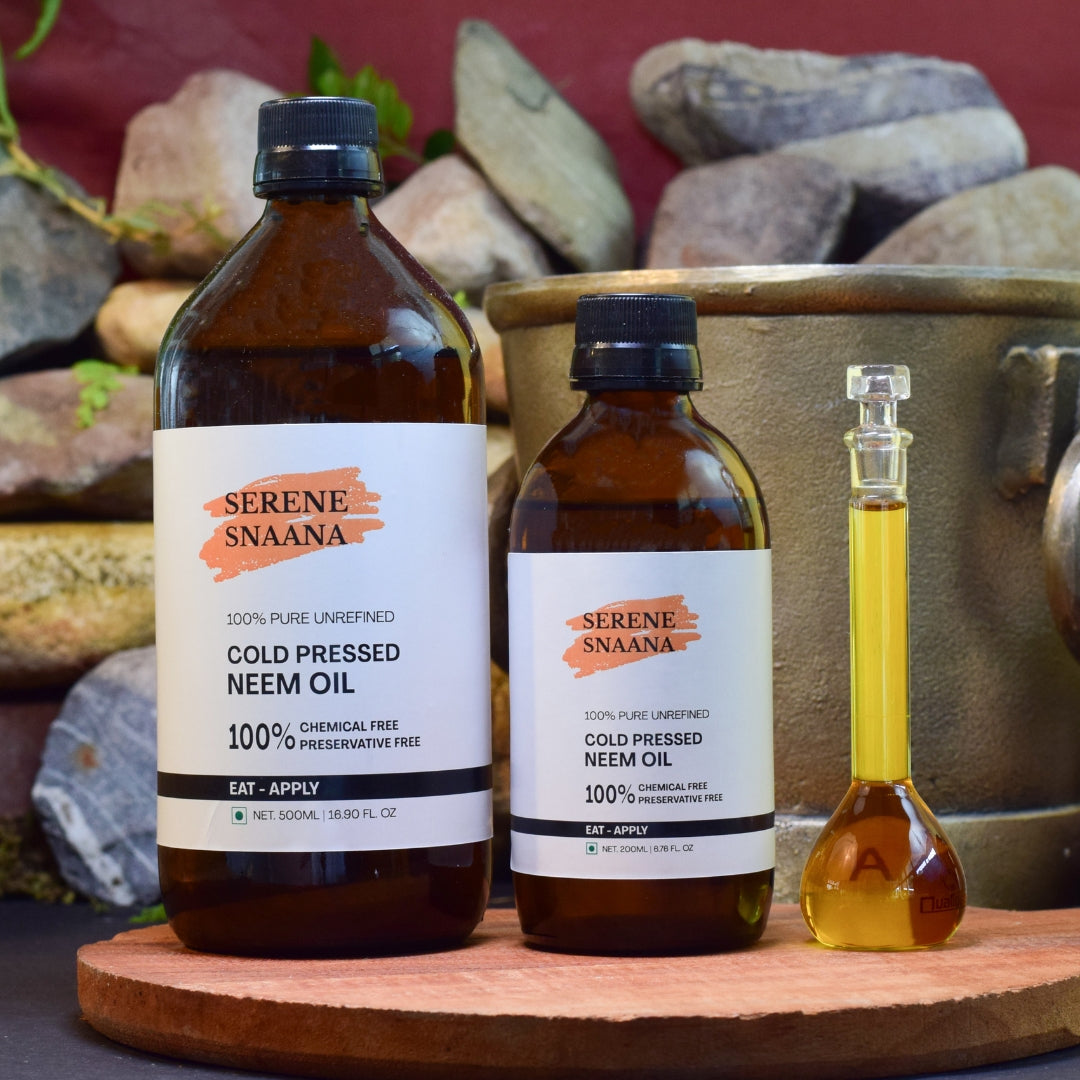 Natural Neem Oil Packaging – Eco-Friendly Cold Pressed Beauty Oil