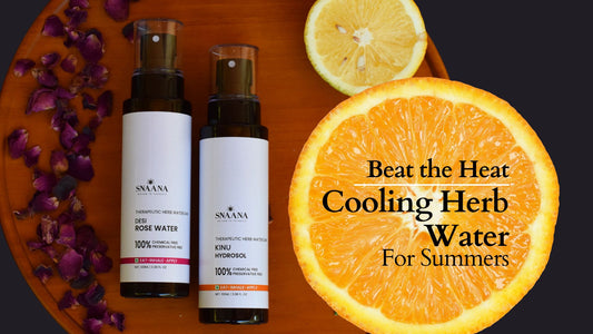 Cooling Herb water for Summers
