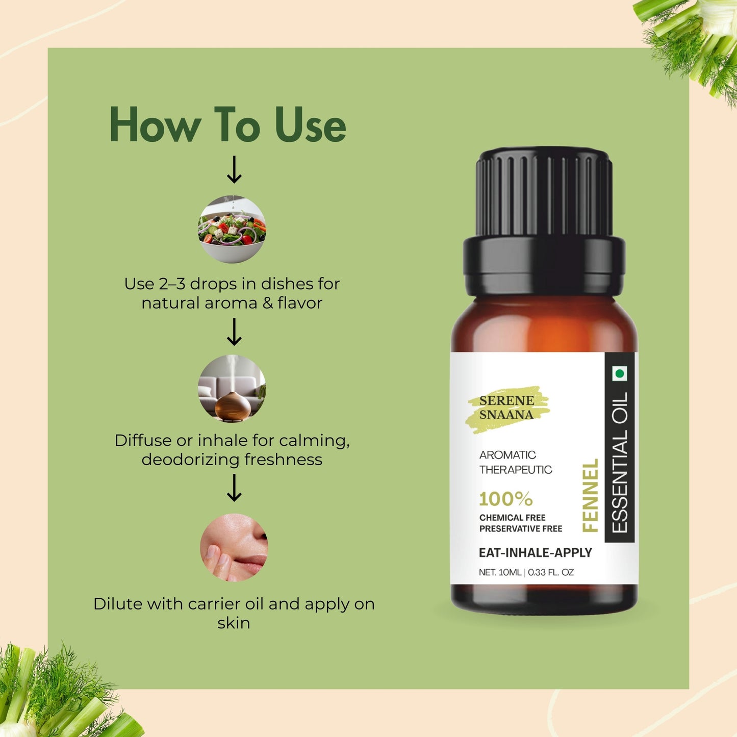 Edible Fennel Essential oil