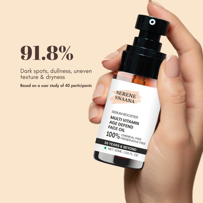 Multi vitamin age defend face oil
