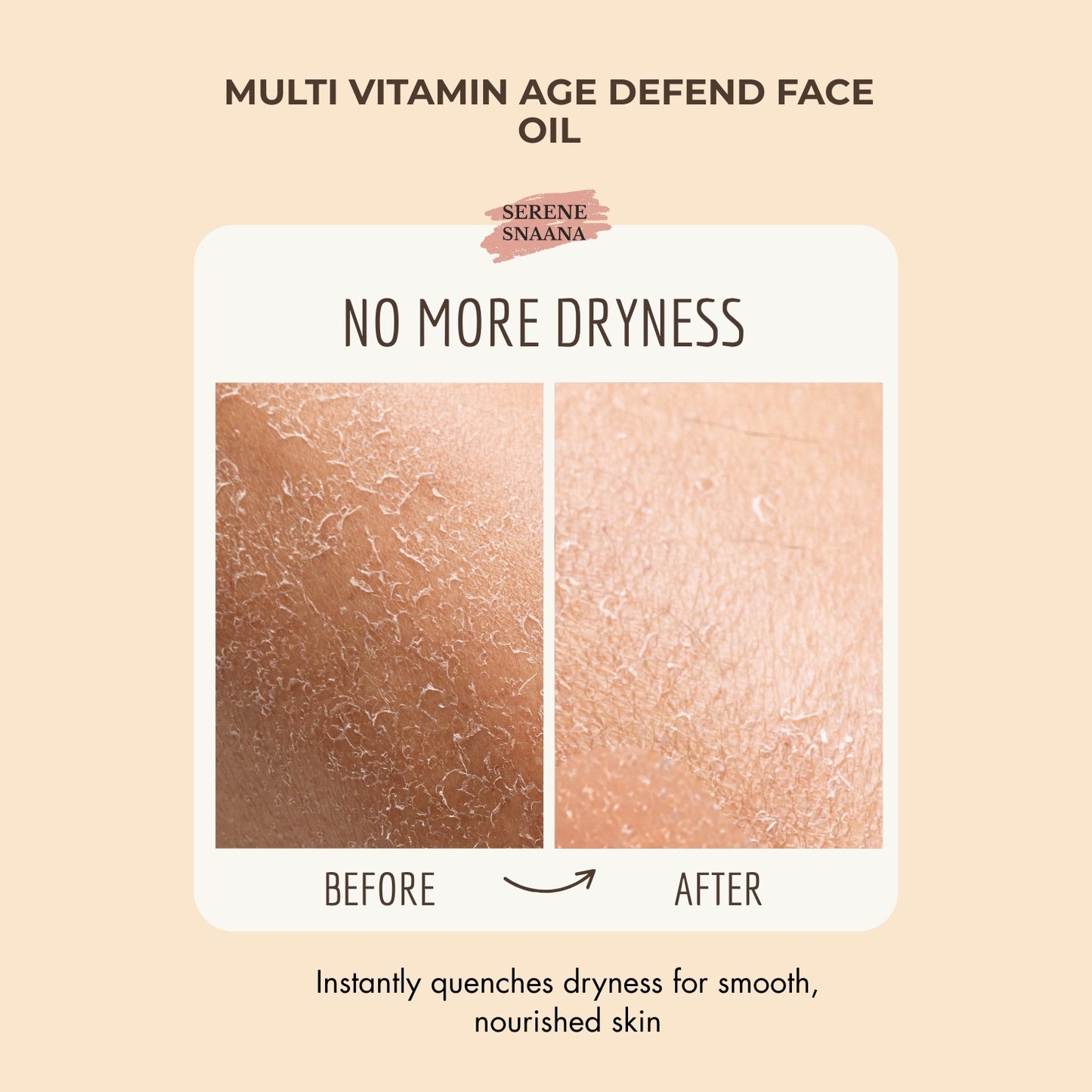 Multi vitamin age defend face oil