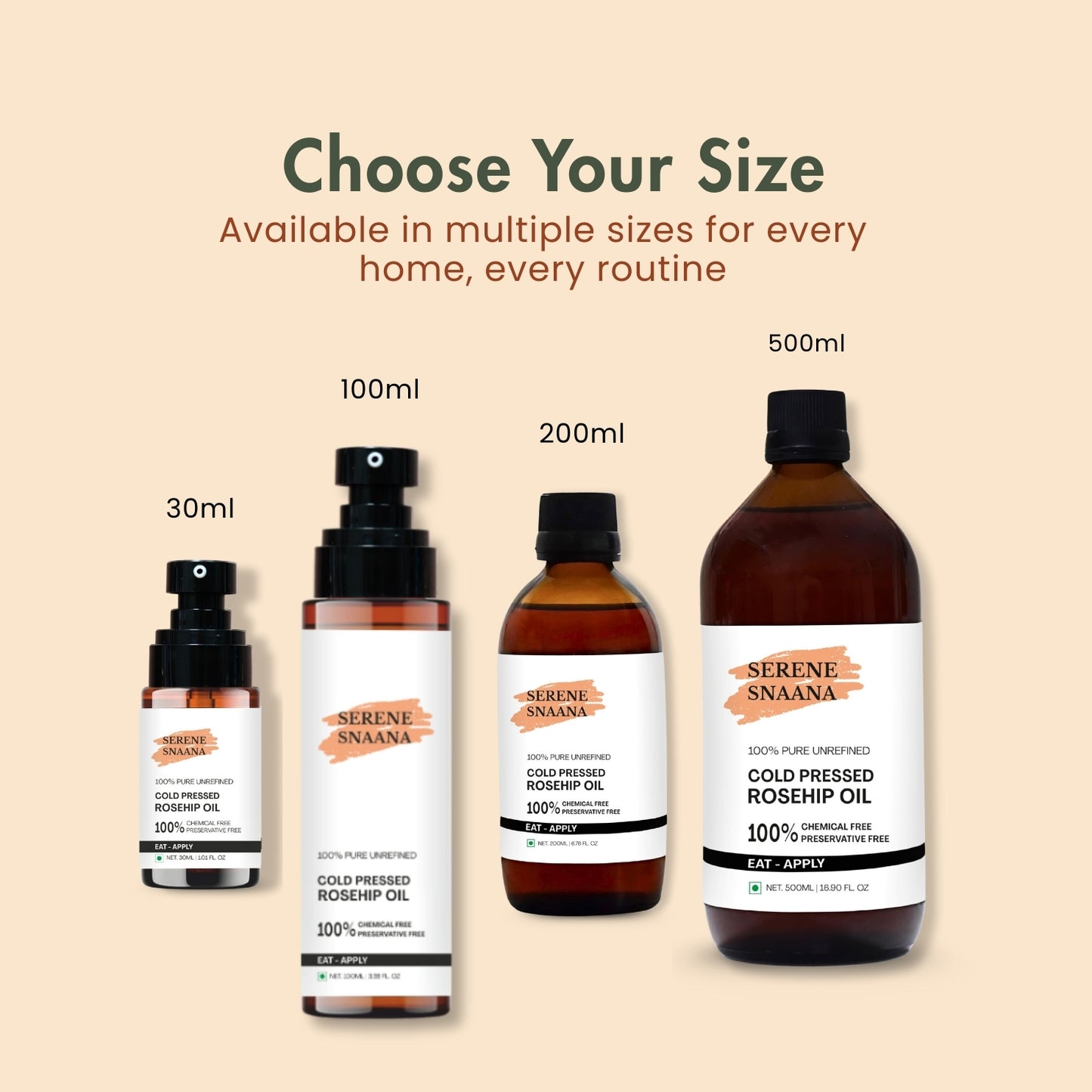 Rosehip Seed Cold Pressed Oil