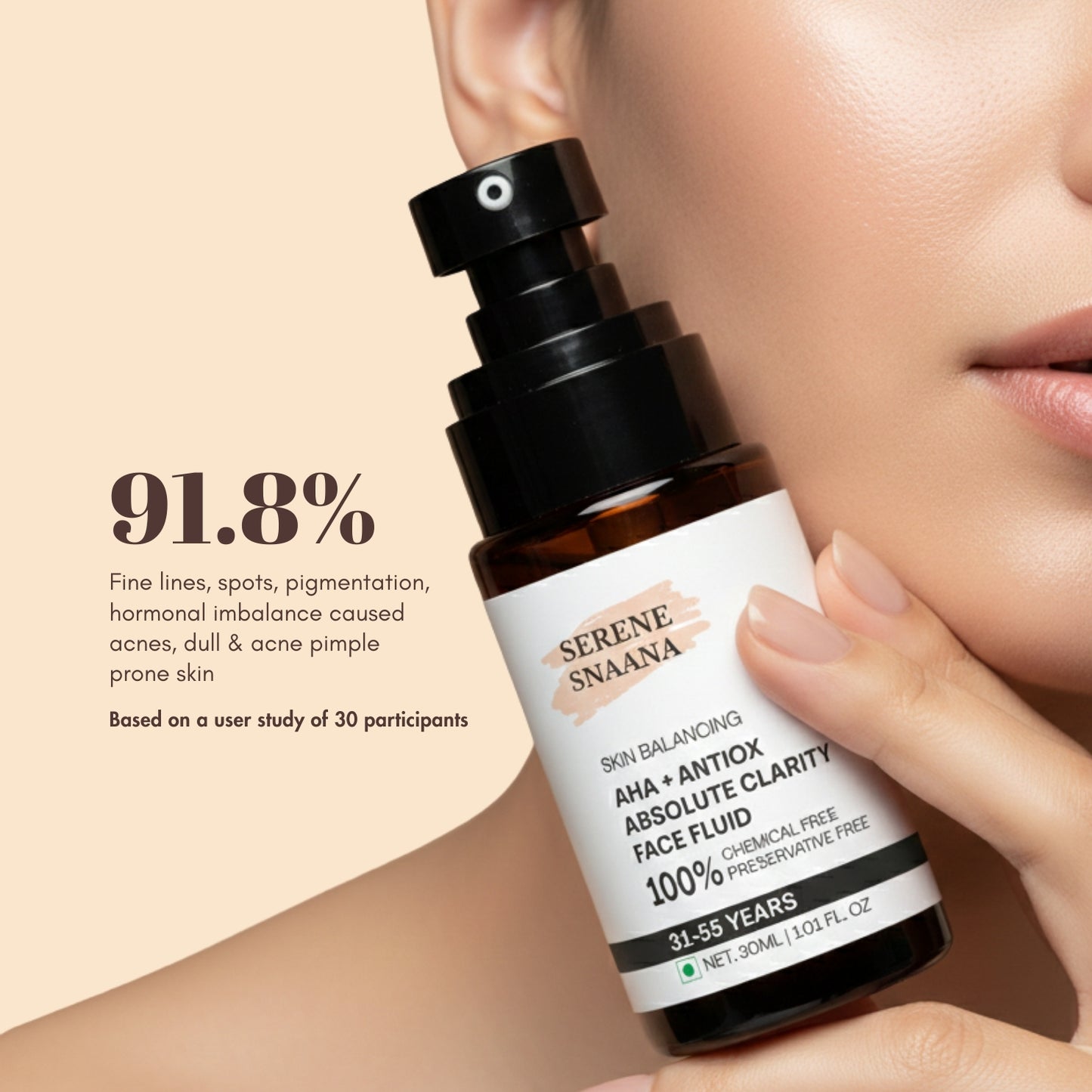 Aha + Antiox absolute clarity face fluid