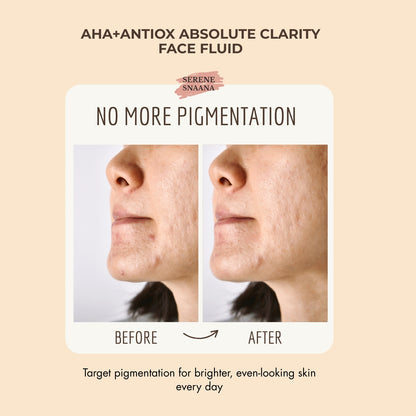 Aha + Antiox absolute clarity face fluid