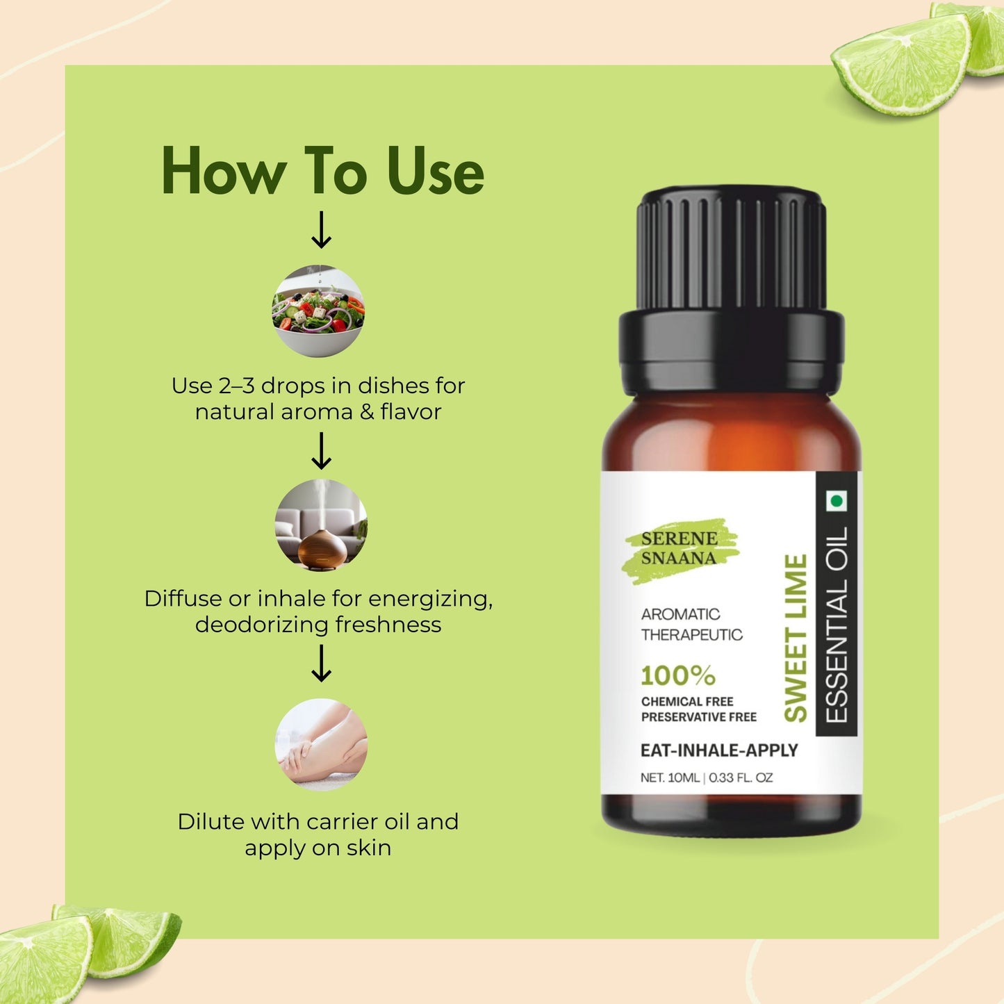 Edible Sweet lime Essential oil