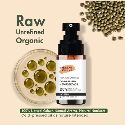 Hemp Seed Cold Pressed Oil