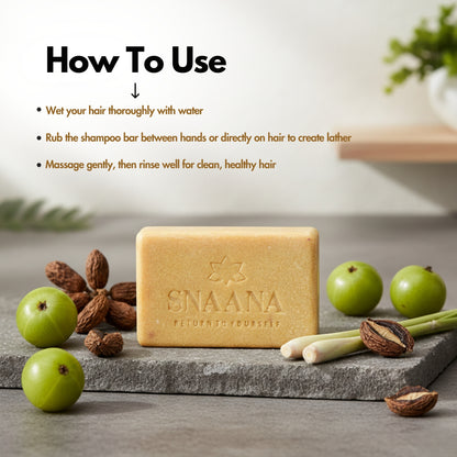 Amla Reetha, Shikakai Shampoo Bar