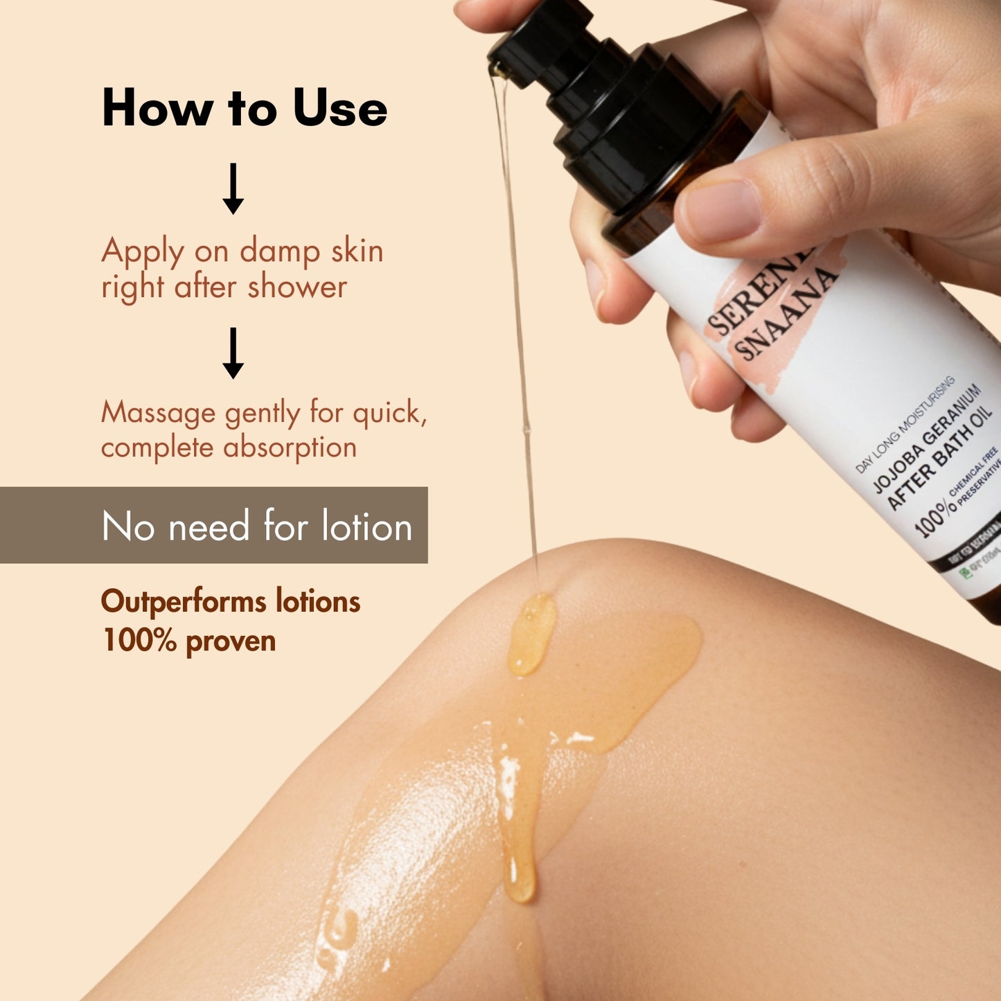 Jojoba Geranium After Bath Oil