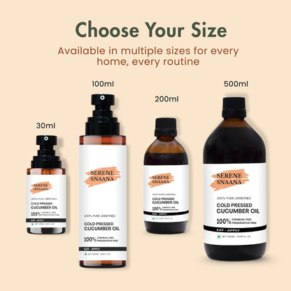 Cucumber Cold Pressed Oil