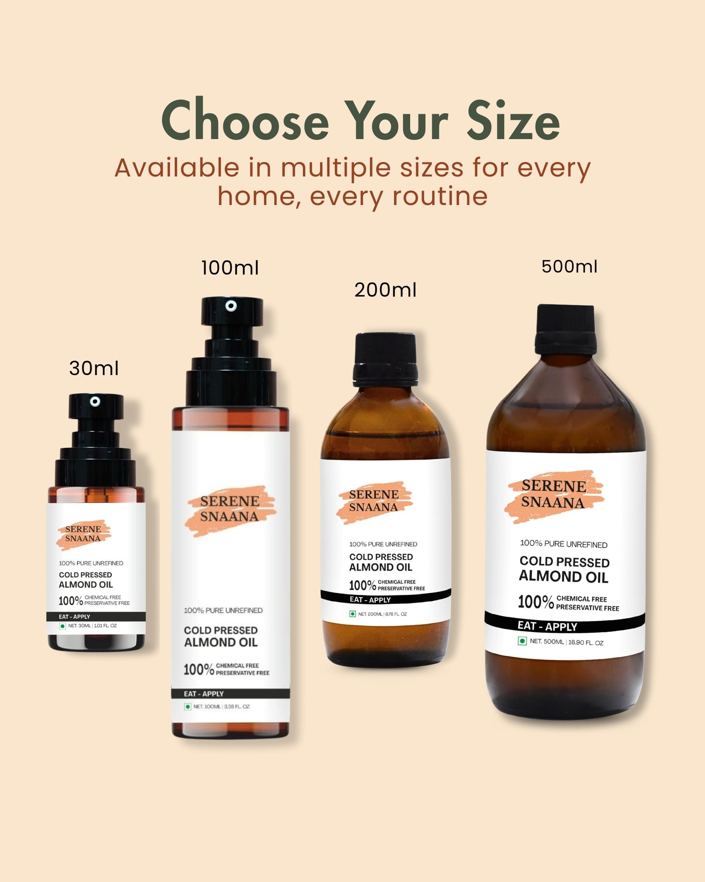 Almond Cold Pressed Oil