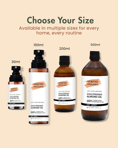 Almond Cold Pressed Oil