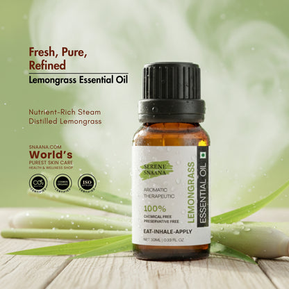 Edible Lemongrass Essential oil