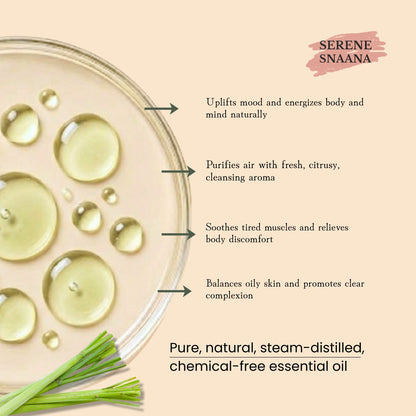 Edible Lemongrass Essential oil