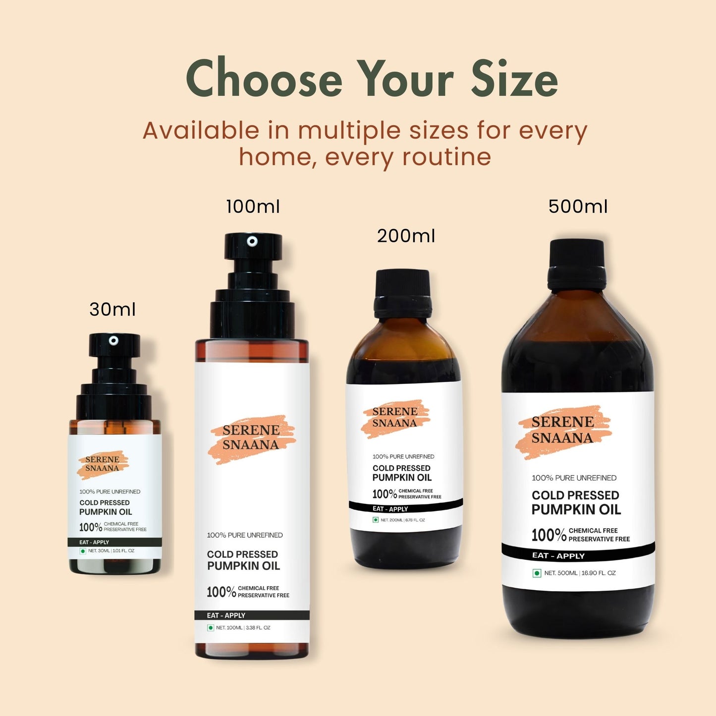 Pumpkin Cold Pressed Oil