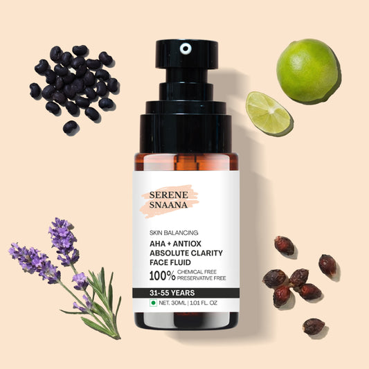 Aha + Antiox absolute clarity face fluid