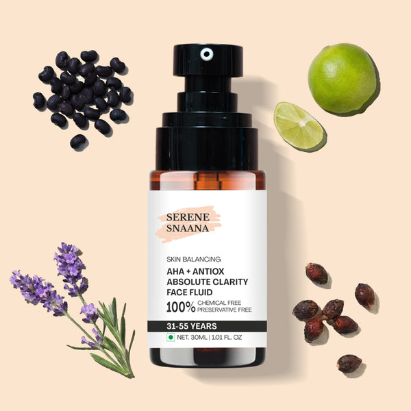 Aha + Antiox absolute clarity face fluid