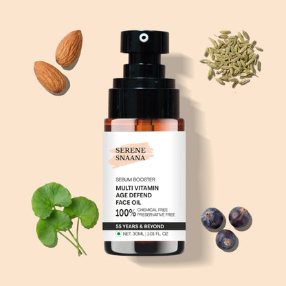 Multi vitamin age defend face oil
