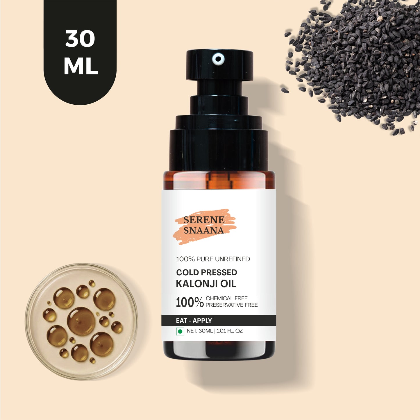 Kalonji Cold Pressed Oil