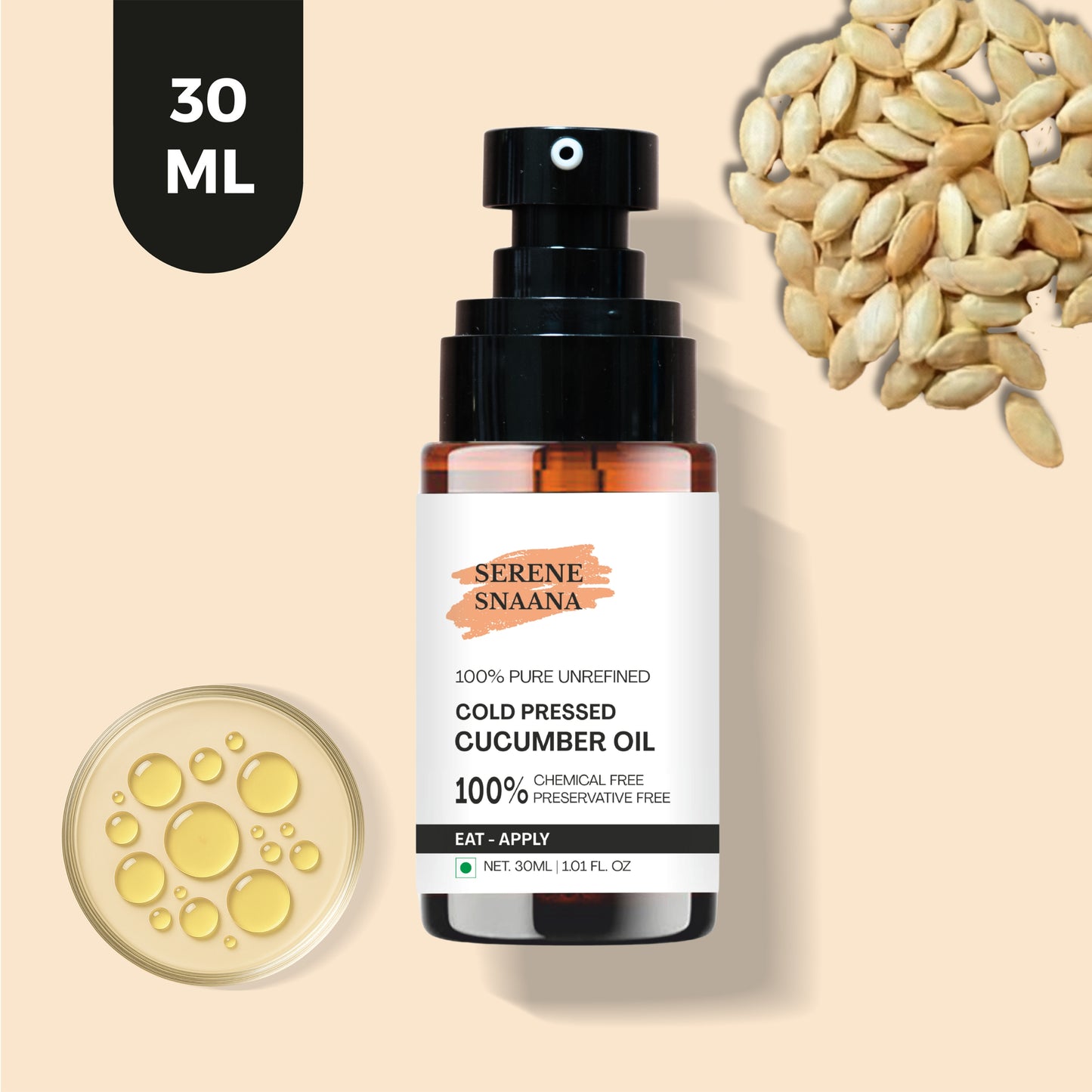 Cucumber Cold Pressed Oil