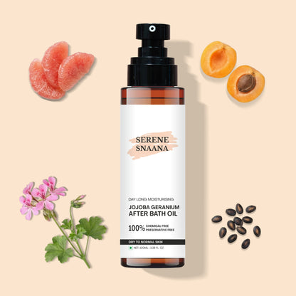 Jojoba Geranium After Bath Oil
